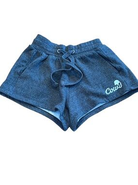 COWS PEI Lounge Shorts Small Grey Speckled Drawstring Cozy Sweat Shorts